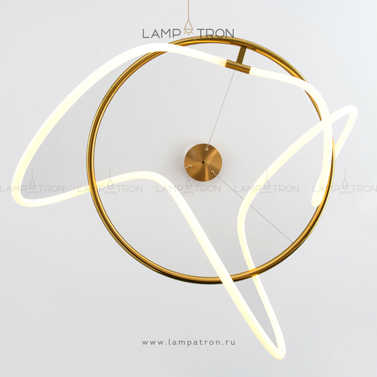 Glorift Ring chandelier and lamp GLORIFY R — buy at Lampatron.lighting