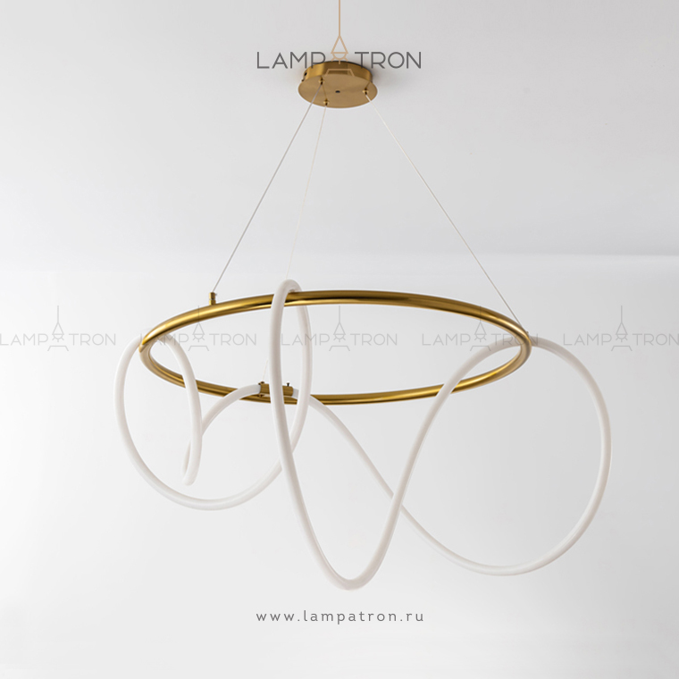 Glorift Ring chandelier and lamp GLORIFY R — buy at Lampatron.lighting