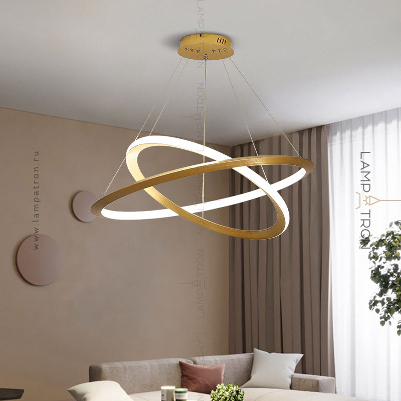 Ring chandelier and lamp Handle — buy at Lampatron.lighting